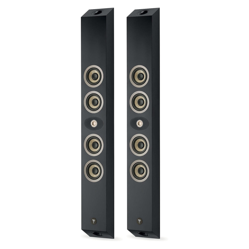 Focal On Wall 302 Noir (la paire)