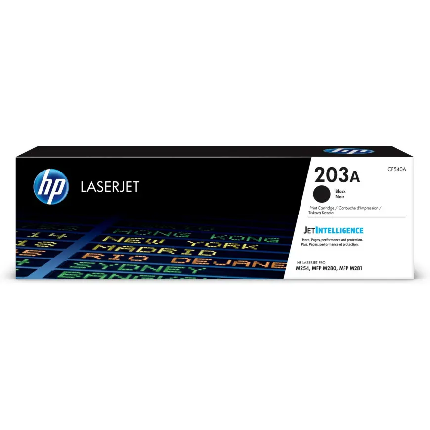 Toner HP 203A noir (CF540A) - HP LaserJet d'origine