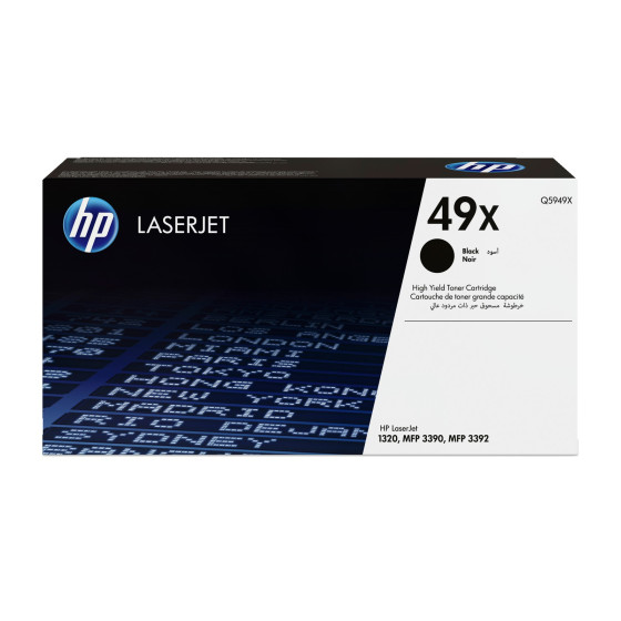 Toner HP 49X noir (Q5949X) - grande capacité HP LaserJet d'origine