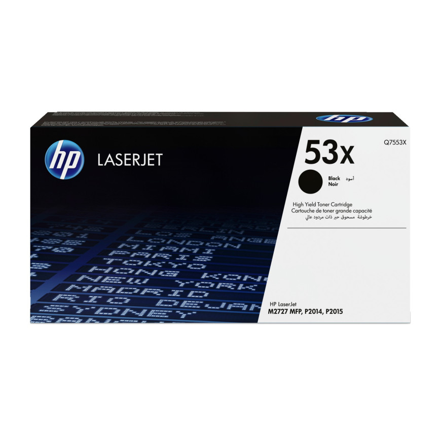 Toner HP 53X noir (Q7553X) - grande capacité HP LaserJet d'origine