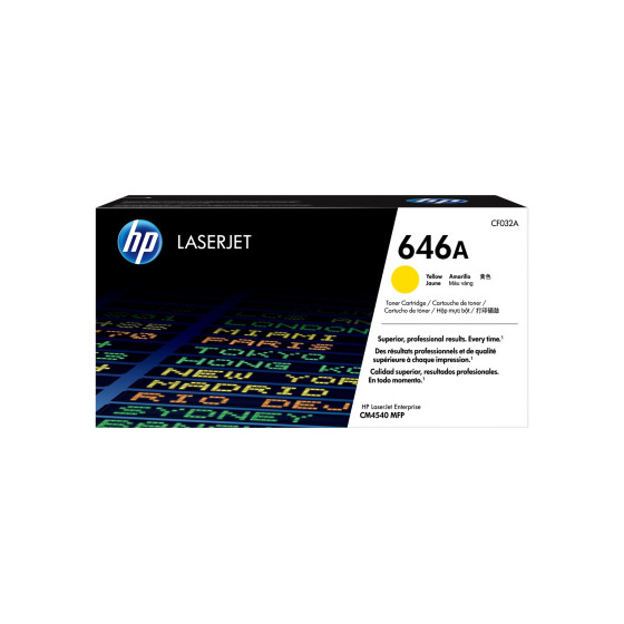 Toner HP 646A jaune (CF032A) - HP LaserJet d'origine