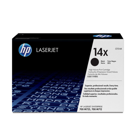 Toner HP 14X noir (CF214X) - grande capacité HP LaserJet d'origine