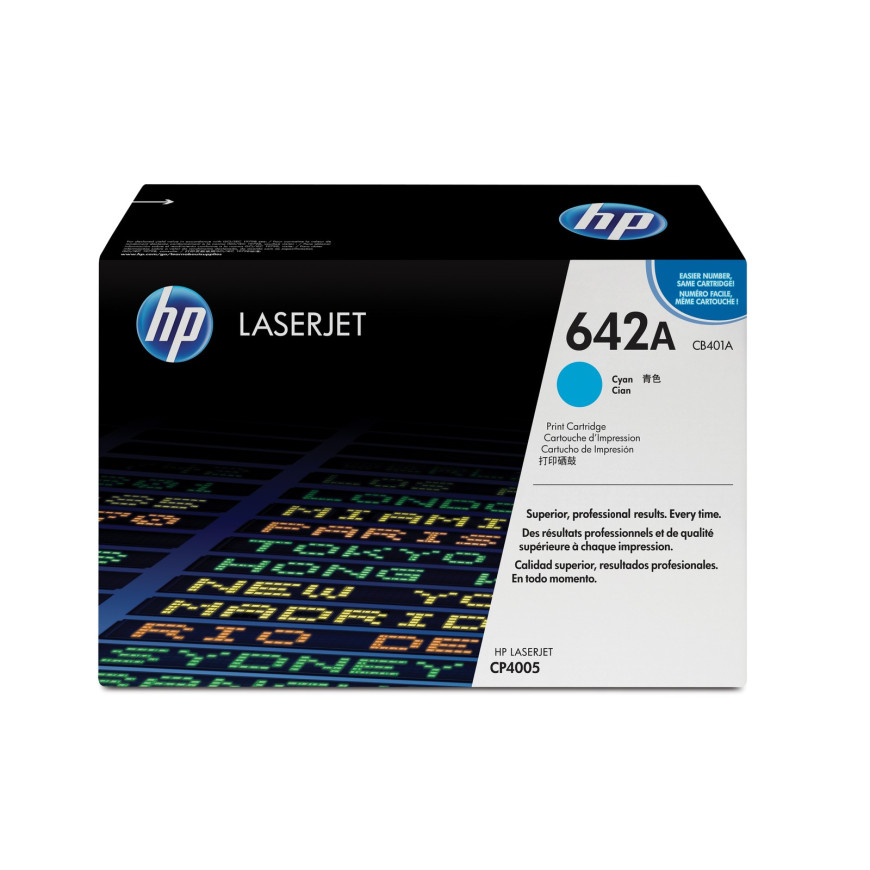 Toner HP 642A cyan (CB401A) - HP LaserJet d'origine