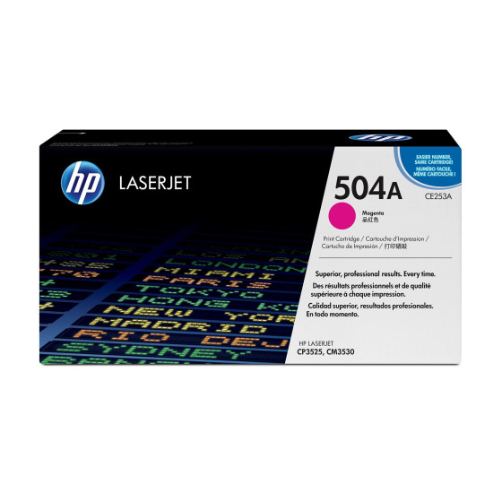 Toner HP 504A magenta (CE253A) - HP LaserJet d'origine