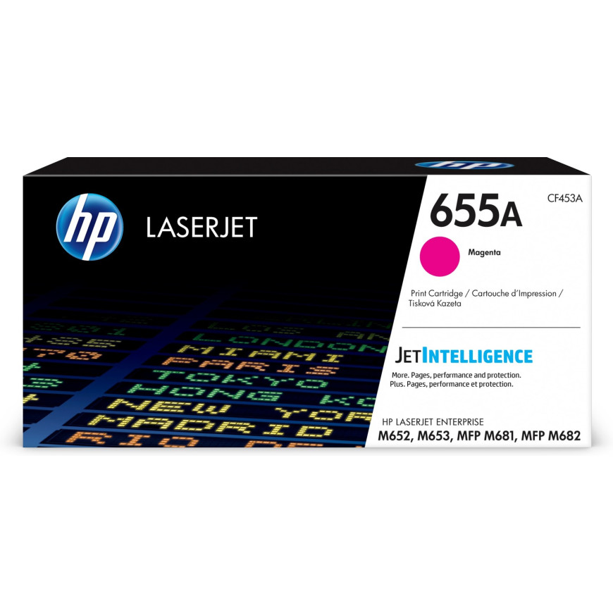 Toner HP 655A magenta (CF453A) - HP LaserJet d'origine