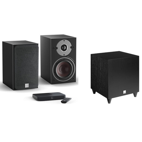 Dali Oberon 1 C Noir + Sound Hub Compact + SUB C-8 D Noir