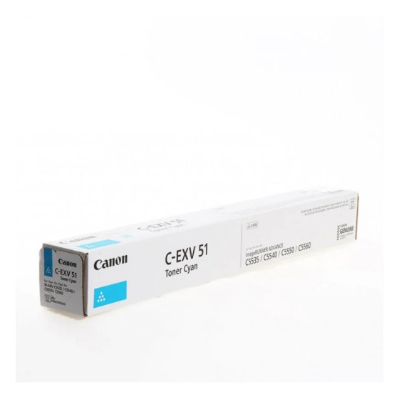 Toner Canon c-exv 51 cyan - Canon d'origine (0482C002AA)