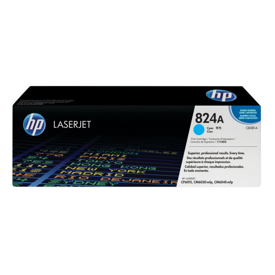 Toner HP 824A cyan (CB381A) - HP LaserJet d'origine