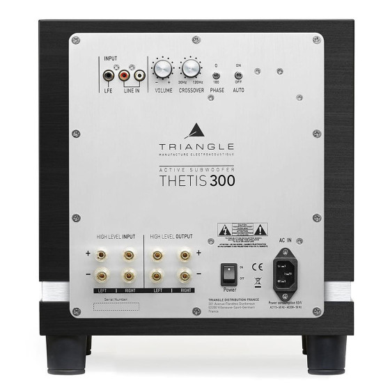 Triangle Thetis 300 Noir Cendré