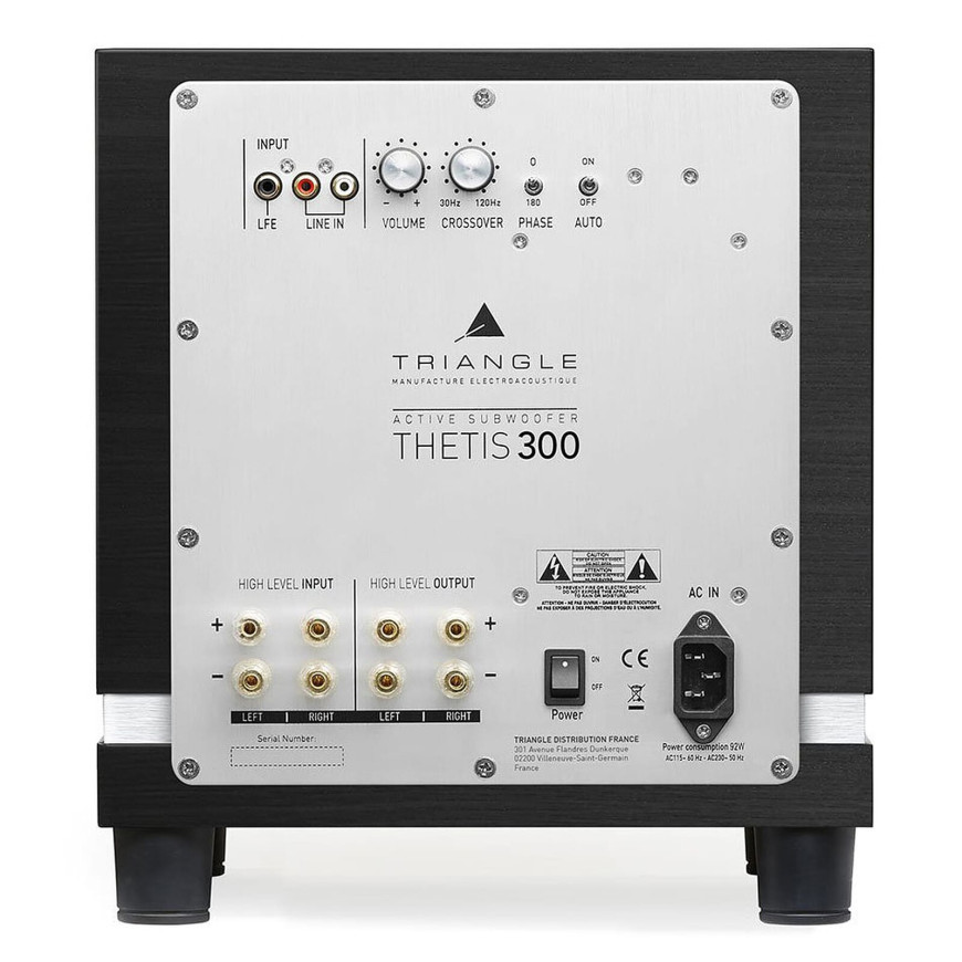 Triangle Thetis 300 Noir Cendré