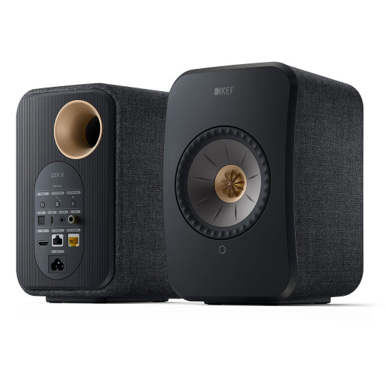 KEF LSX II Noir Carbone