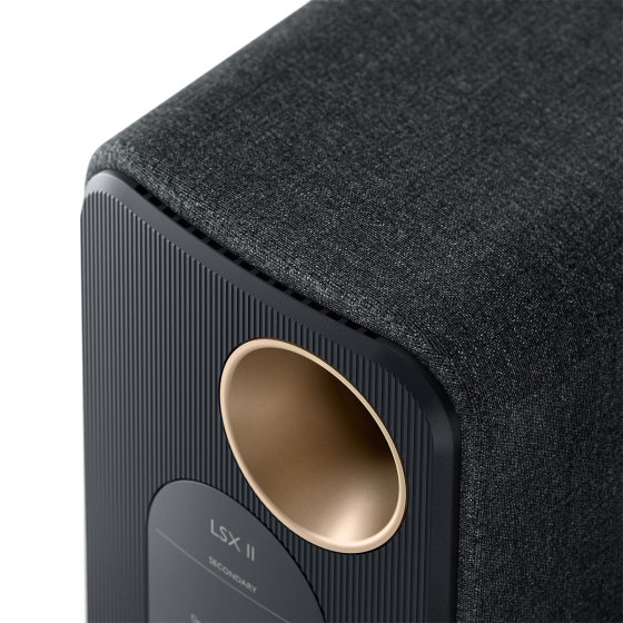 KEF LSX II Noir Carbone