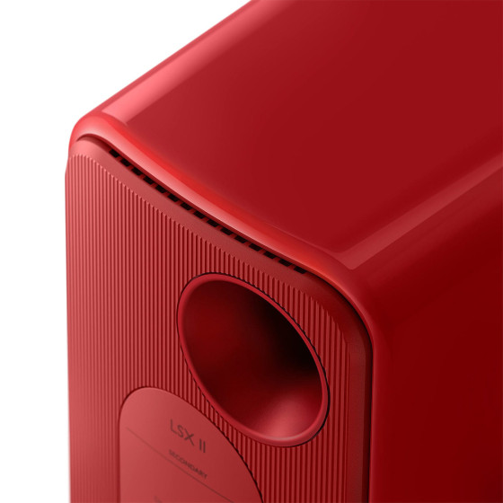 KEF LSX II Rouge