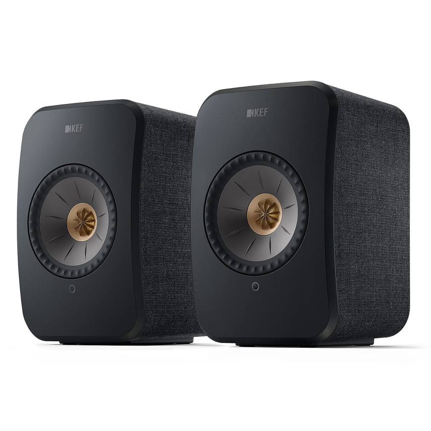 KEF LSX II Noir Carbone + Audio-Technica AT-LP70XBT Noir