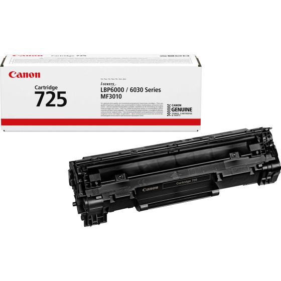 Toner Canon 725 noir - Canon d'origine (3484B002AA)