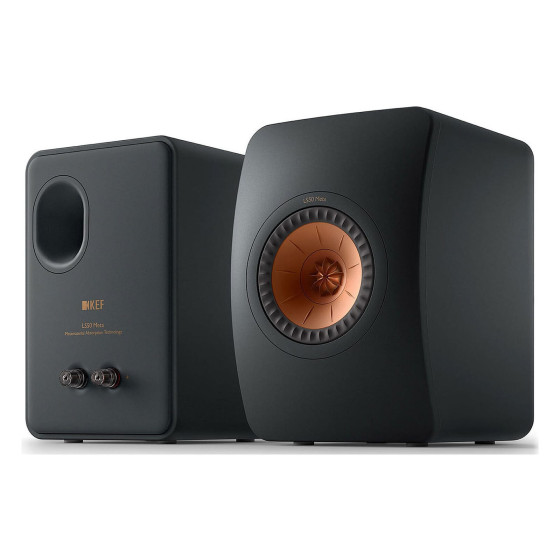 KEF LS50 Meta Noir Carbone