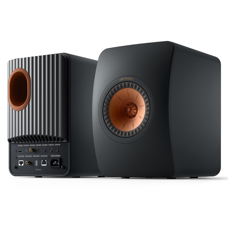 KEF LS50 Wireless II Noir Carbone