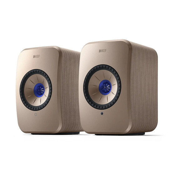 KEF LSX II Soundwave by Terence Conran + Audio-Technica AT-LP70XBT Blanc