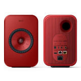 KEF LSX II Rouge + Audio-Technica AT-LP70XBT Noir