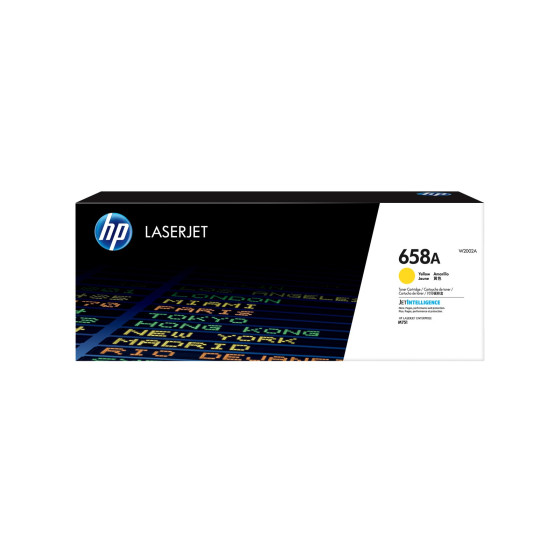 Toner HP 658A jaune (W2002A) - HP LaserJet d'origine