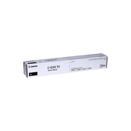 Toner Canon c-exv 51 noir (0481C002AA) - Canon d'origine