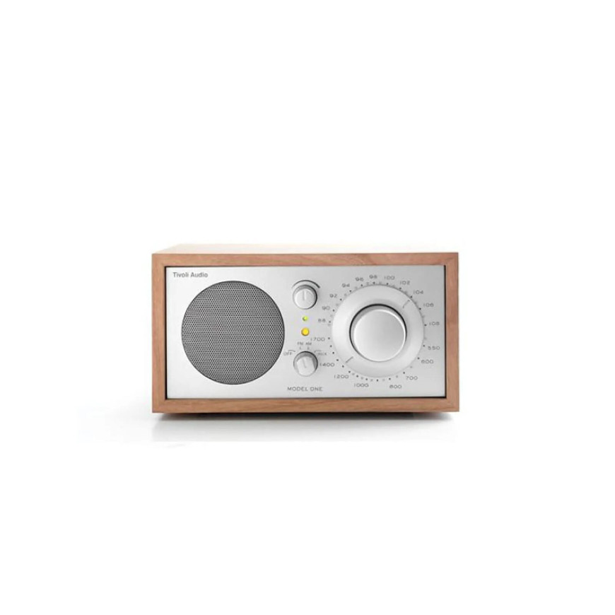 Tivoli Audio Enceinte Numérique Radio AM/FM/AUX Modèle One en Bois Rouge