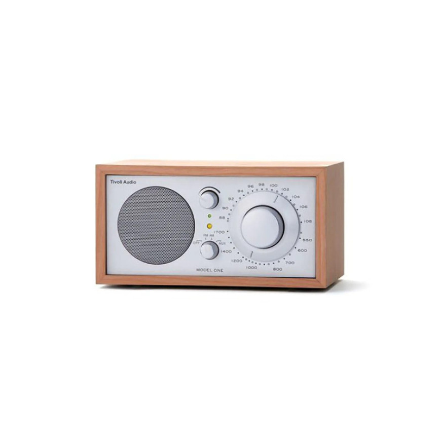Tivoli Audio Enceinte Numérique Radio AM/FM/AUX Modèle One en Bois Rouge