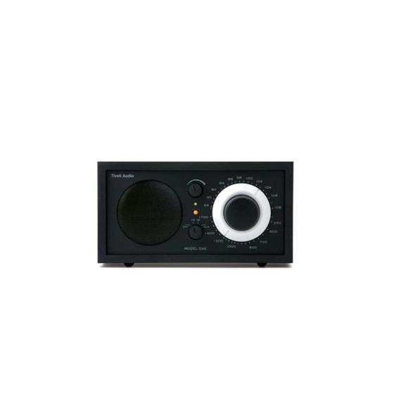 Tivoli Audio Enceinte Numérique Radio AM/FM/AUX Modèle One en Bois Noir