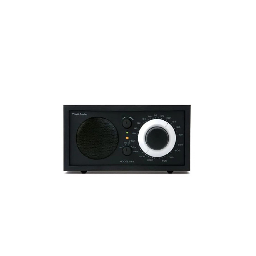 Tivoli Audio Enceinte Numérique Radio AM/FM/AUX Modèle One en Bois Noir