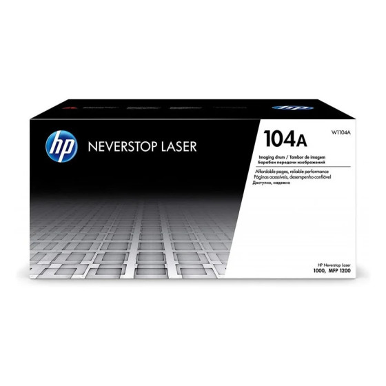 Tambour HP 104A noir (W1104A) - d'imagerie HP d'origine
