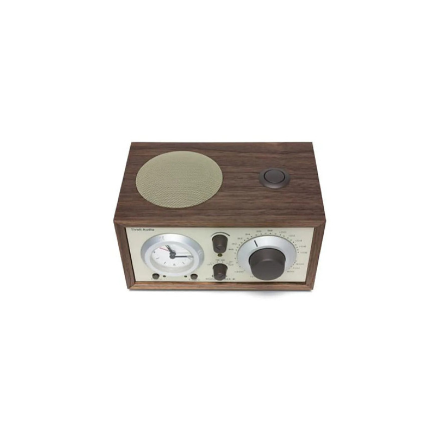 Tivoli Audio Radio-Réveil Sans Fil Modèle Three Bluetooth 5.1 avec Syntoniseur AM/FM Marron