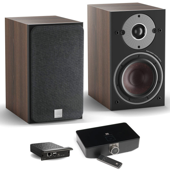 Dali Oberon 1 C Noyer foncé + Sound Hub + NPM-2i