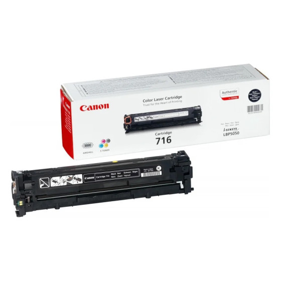 Toner Canon 716 noir - Canon d'origine (1980B002AA)