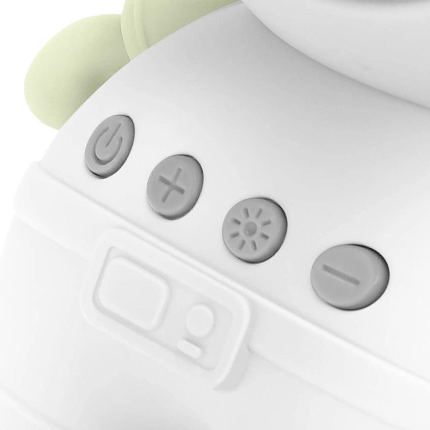 Avizar Enceinte Bluetooth Astronaute LED RGB Compact Blanc