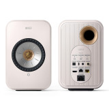 KEF LSX II Blanc + Audio-Technica AT-LP70XBT Blanc