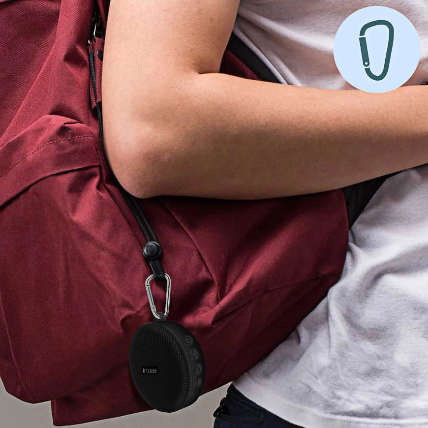 Avizar Enceinte Bluetooth Vélo Haut-parleur Sport 5W Sans-fil Étanche IPX7 noir