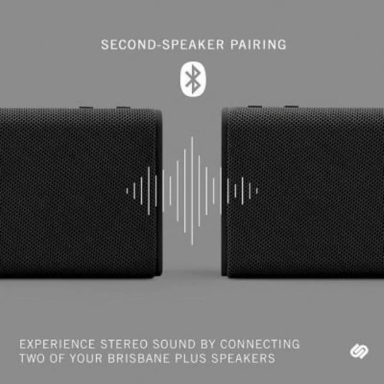Urbanista Enceinte Bluetooth 5.3 IPX5 16W Brisbane Plus avec Commande vocale Noir