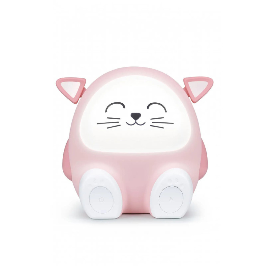 BIGBEN BTKIDSCAT - Enceinte sans fil lumineuse et veilleuse - MIA