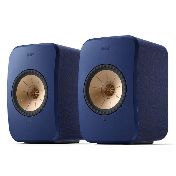 KEF LSX II Bleu Cobalt + Audio-Technica AT-LP70XBT Noir