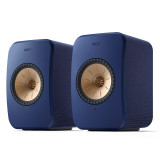 KEF LSX II Bleu Cobalt + Audio-Technica AT-LP70XBT Noir