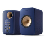KEF LSX II Bleu Cobalt + Audio-Technica AT-LP70XBT Noir