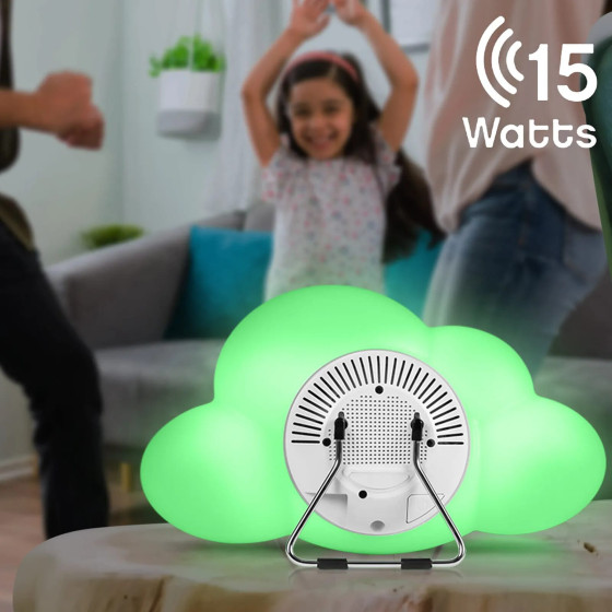 BIGBEN BTLSWCLOUD - Enceinte sans fil lumineuse murale et veilleuse Nuage