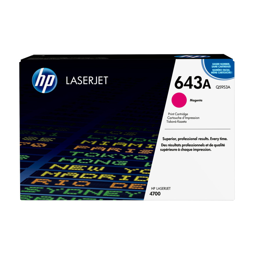 Toner HP 643A magenta (Q5953A) - HP LaserJet d'origine