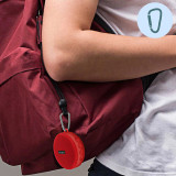 Avizar Enceinte Bluetooth Vélo Haut-parleur Sport 5W Sans-fil Étanche IPX7 Rouge
