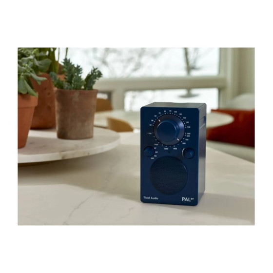 Tivoli Audio Radio AM/FM Bluetooth 5.1 Portable Bleu