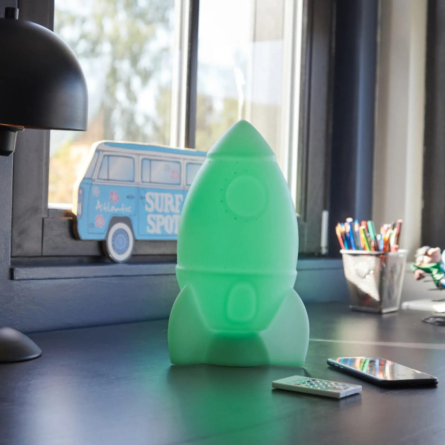BIGBEN BTLSROCKET - Enceinte portable sans fil lumineuse Fusée