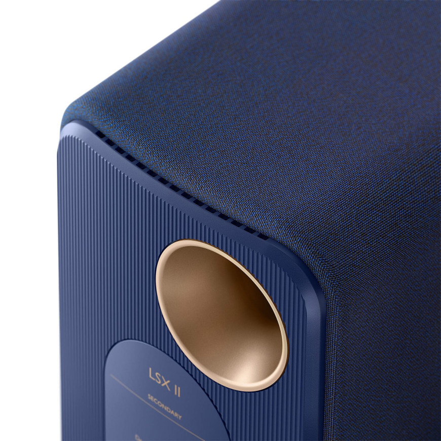 KEF LSX II Bleu Cobalt