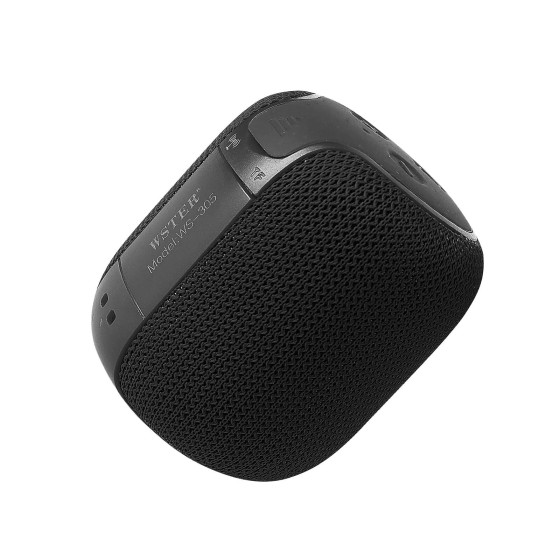 Avizar Mini Enceinte Bluetooth Radio FM et Slot Micro-SD Portable avec Dragonne noir