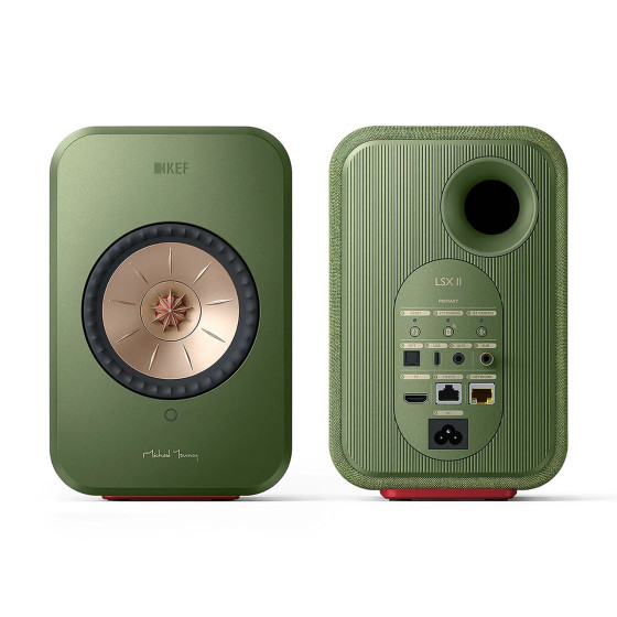 KEF LSX II Vert + Audio-Technica AT-LP70XBT Noir