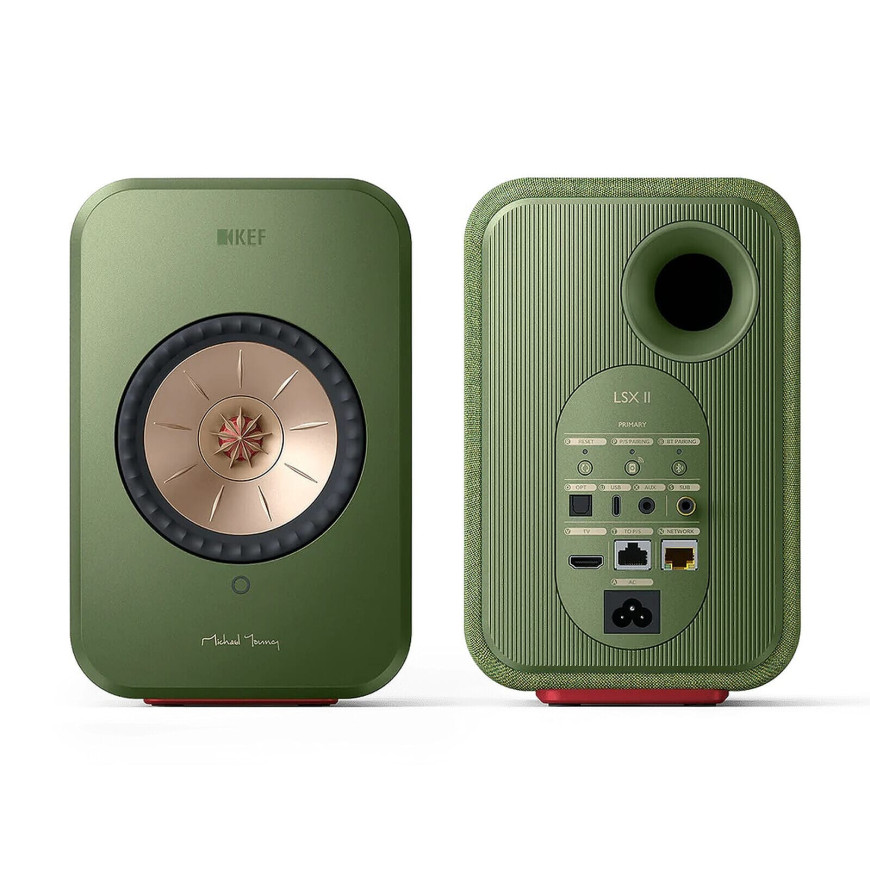 KEF LSX II Vert + Audio-Technica AT-LP70XBT Noir
